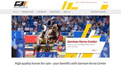 Desktop Screenshot of germanhorsecenter.com